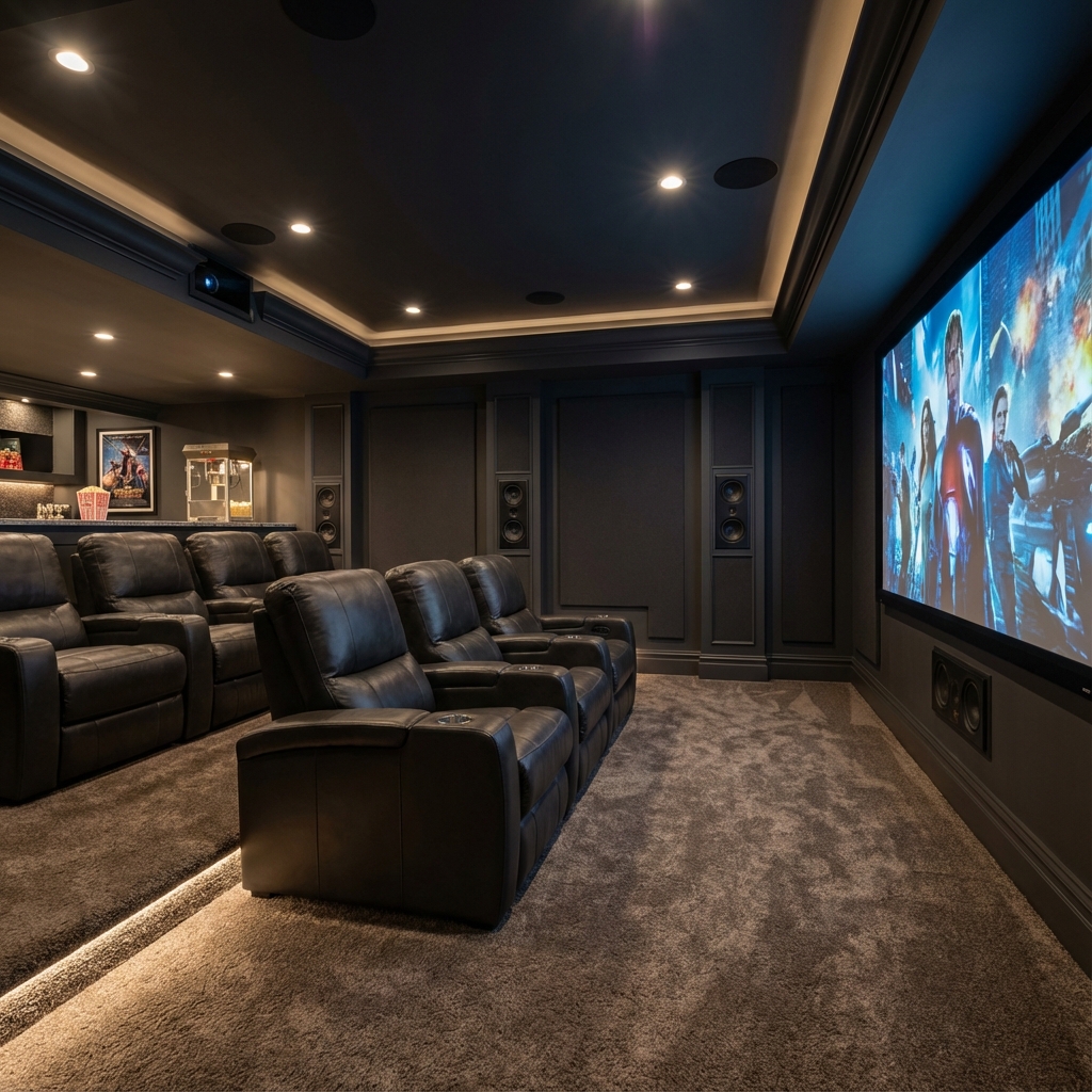 Basement Home Theater West Jordan Utah
